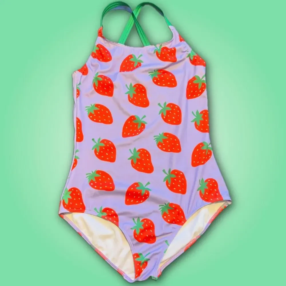 EUC Mini Boden strawberry 🍓one-piece 🍓